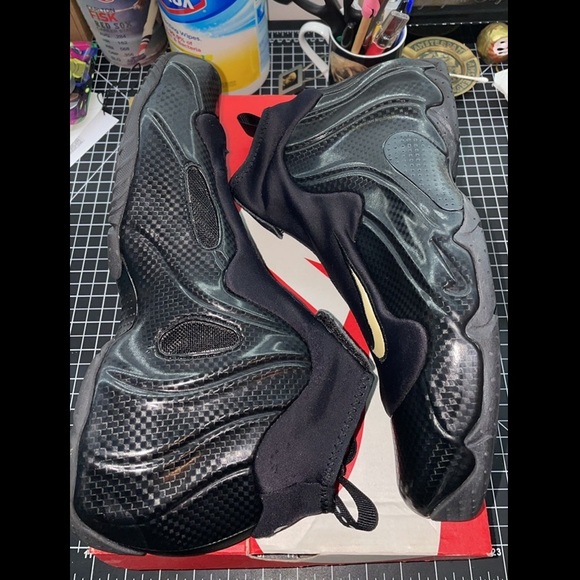 Nike Flightposite 2014 “Carbon Fiber” sz10.5 - Picture 3 of 8